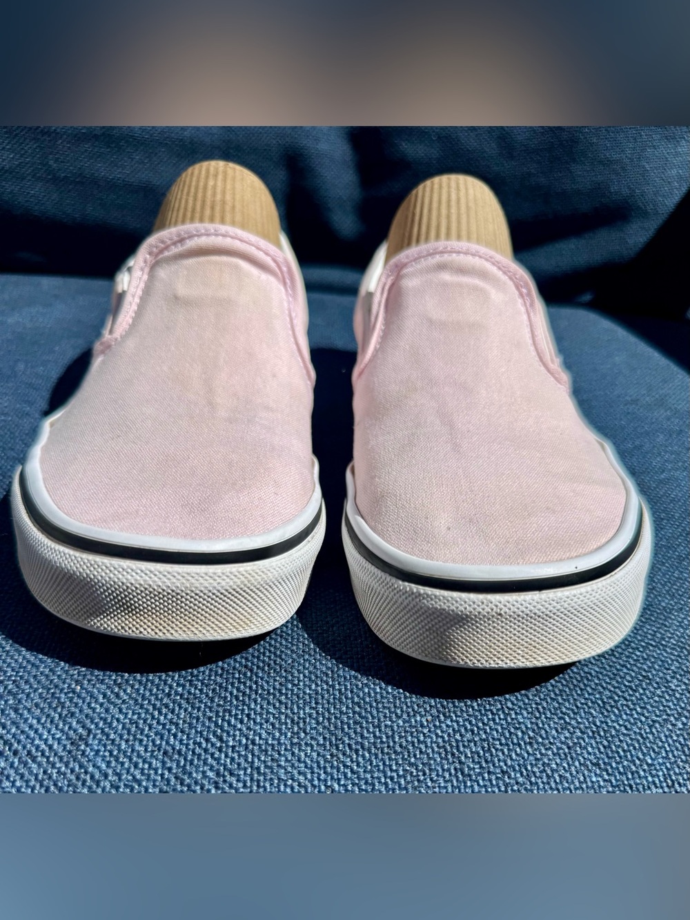 Vans Pink Slip-On Canvas Sneakers - Picture 3 of 9